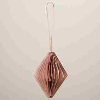 OUI ROSE PAPER DIAMOND ORNAMENT
