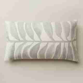 HOUSSE DE COUSSIN – FRONDE PEINTE, BRUME (30,5 CM X 53,5 CM)