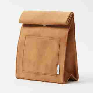 OUI WAXED CANVAS LUNCH BAG SUNFLOWER