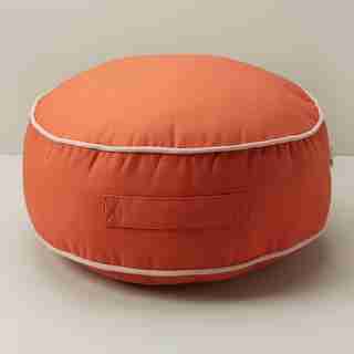 ROUND LOUNGE PILLOW, GERBERA DAISY