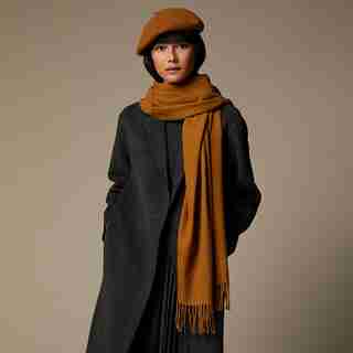 LOVE AND LORE SPARKLE SCARF GOLDEN BROWN