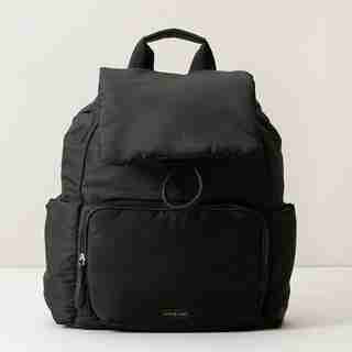 SAC À DOS BOUFFANT, NOIR