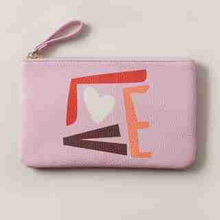 LOVE AND LORE MEDIUM POUCH LOVE LAVENDER