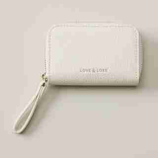 LOVE AND LORE KEYCHAIN CARDHOLDER CREAM