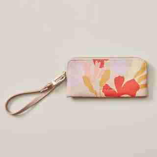 SUNGLASSES POUCH, CORAL IKEBANA