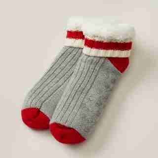 CHAUSSETTES DE LECTURE POUR ENFANTS – STYLE CHALET, TAILLE 9 À 12 ANS
