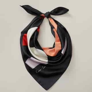 LOVE AND LORE LOVE NECKERCHIEF BLACK