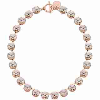 Rebekah Price Silk Rivoli Necklace - Rose Gold