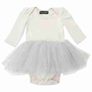Olivia Rose ® Cloud Long Sleeve Tutu Onesie 3-6 months
