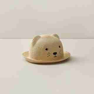 INDIGOBABY BRIMMED BEAR HAT - Size 12 - 18 MONTHS