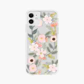 Rifle iPhone 11 Case Clear Wildflowers