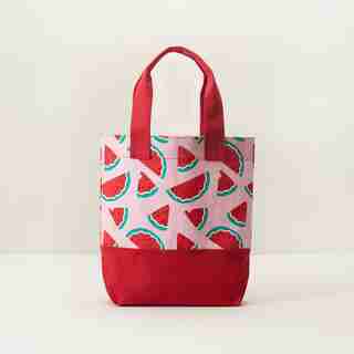 IndigoKids Canvas Beach Tote - Watermelon