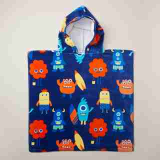 IndigoKids Poncho Towel - Monster