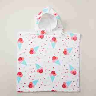 INDIGOKIDS ICE CREAM PONCHO TOWEL