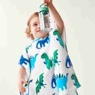 IndigoKids Poncho Towel - Dinosaur