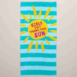 IndigoKids SERVIETTE DE PLAGE – GIRLS JUST WANNA HAVE SUN