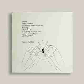 Rupi Kaur Legacy Canvas Art 12" x 12"