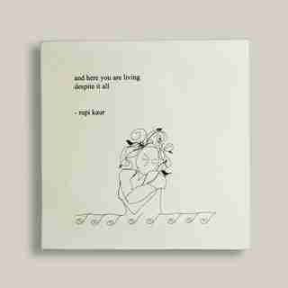 Toile Living – Rupi Kaur (30,5 CM X 30,5 CM)