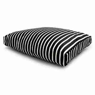 SUNBRELLA OUTDOOR POOL PAD BLACK STRIPE