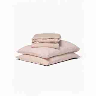 Flax Sleep Linen Sheet Set — Blush, Queen