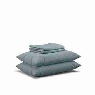 Flax Sleep Linen Sheet Set — Mist, Queen