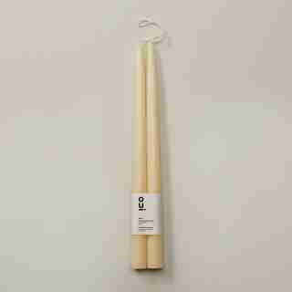 OUI X ROOT 12" DIPPED TAPER CANDLES BUTTERCREAM SET OF 2