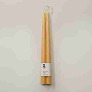 OUI X ROOT 12" DIPPED TAPER CANDLES MANDARIN SET OF 2
