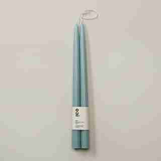 OUI X ROOT 12" DIPPED TAPER CANDLES SKY SET OF 2