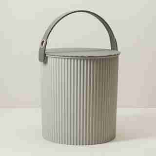 HACHIMAN OMNIOUTIL STORAGE BUCKET GREY 10L