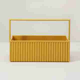 HACHIMAN OMNIOFFRE STORAGE BOX YELLOW SMALL