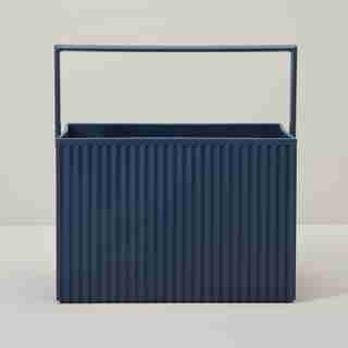 HACHIMAN OMNIOFFRE STORAGE BOX NAVY MEDIUM