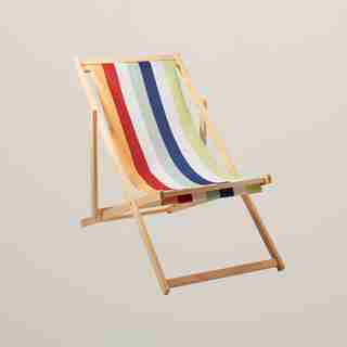 FOLDING SLING CHAIR MULTI-STRIPE