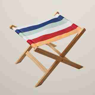 FOLDING CAMP STOOL MULTI-STRIPE