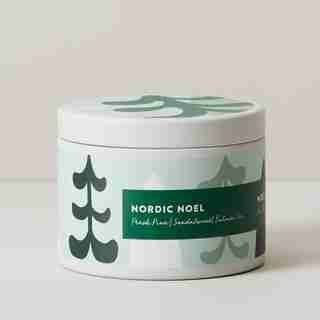 NORDIC NOEL LARGE TIN CANDLE