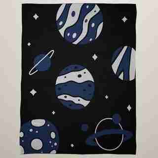 MINI MAISON FLAT KNIT SPACE THROW