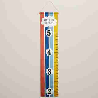 MINI MAISON REACH FOR THE SKIES RAINBOW GROWTH CHART