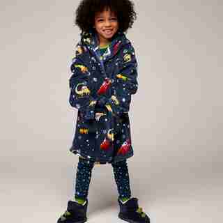 WONDER CO. KIDS ROBE DINO SIZE 5-6