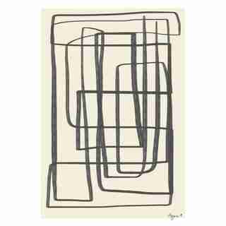 Different Ways Black Art Print 8" x 10"