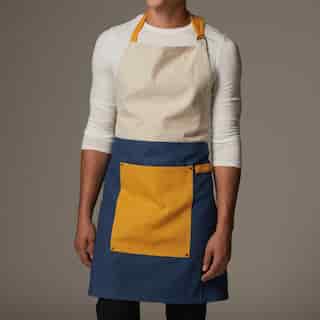 OUI HEAVYWEIGHT COTTON APRON SUNFLOWER