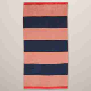 OUI REVERSIBLE BEACH TOWEL CABANA STRIPE