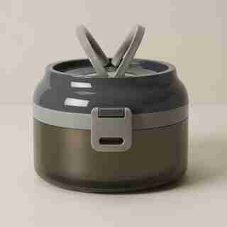 OUI STAINLESS-STEEL LUNCH BOX STORM GREY
