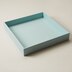 LARGE SQUARE LACQUER TRAY, LIGHT BLUE by OUI Gifts www.chapters
