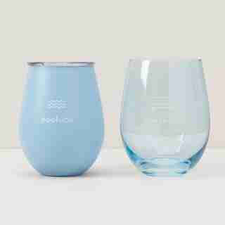 INSULATED WINE TUMBLER & GLASS SET