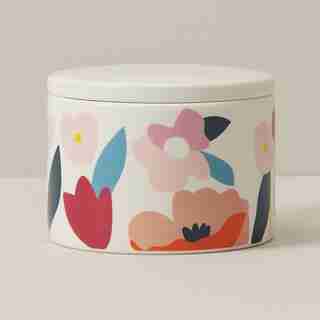 EVER BLOOM ROUND PORCELAIN TRINKET BOX GARDEN FLOWER