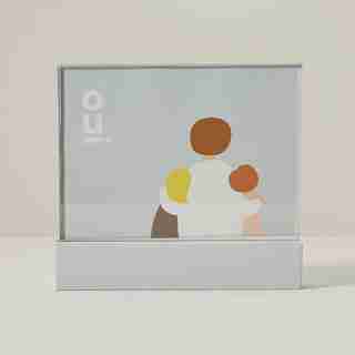 OUI EXPRESSION FRAME LANDSCAPE DOVE 5" x 7"
