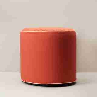 INFLATABLE OUTDOOR POUF OTTOMAN, GERBERA DAISY