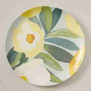 OUI BAMBOO MELAMINE DINNER PLATE SPIRAL