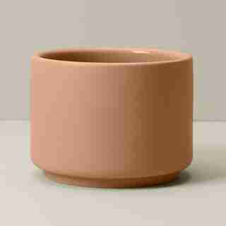 CACHE-POT – ROSE PÂLE, MOYEN