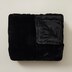 RECYCLED FAUX FUR THROW BLANKET, ONYX