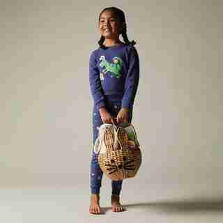 WONDER CO. KIDS PAJAMA EASTER EGG HUNT DINO SIZE 4